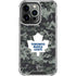 NHL Toronto Maple Leafs Camo iPhone 16 Pro Clear Case